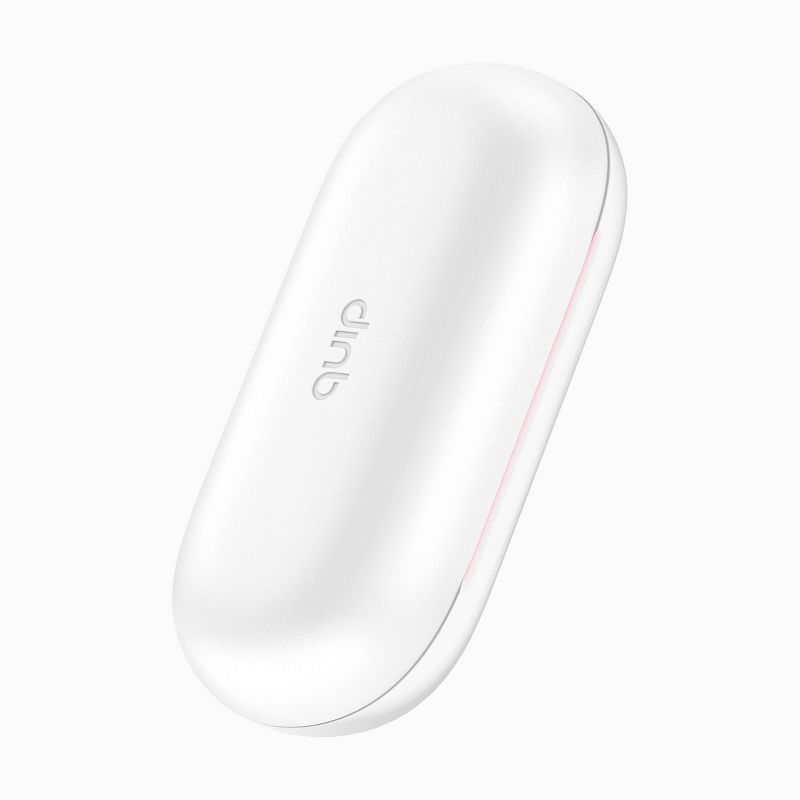 quip Plastic Refillable Floss Pick Starter Kit - Reusable Pick + Dispenser - 180-Use / 7.6 yd / 7 m Refill Included - White