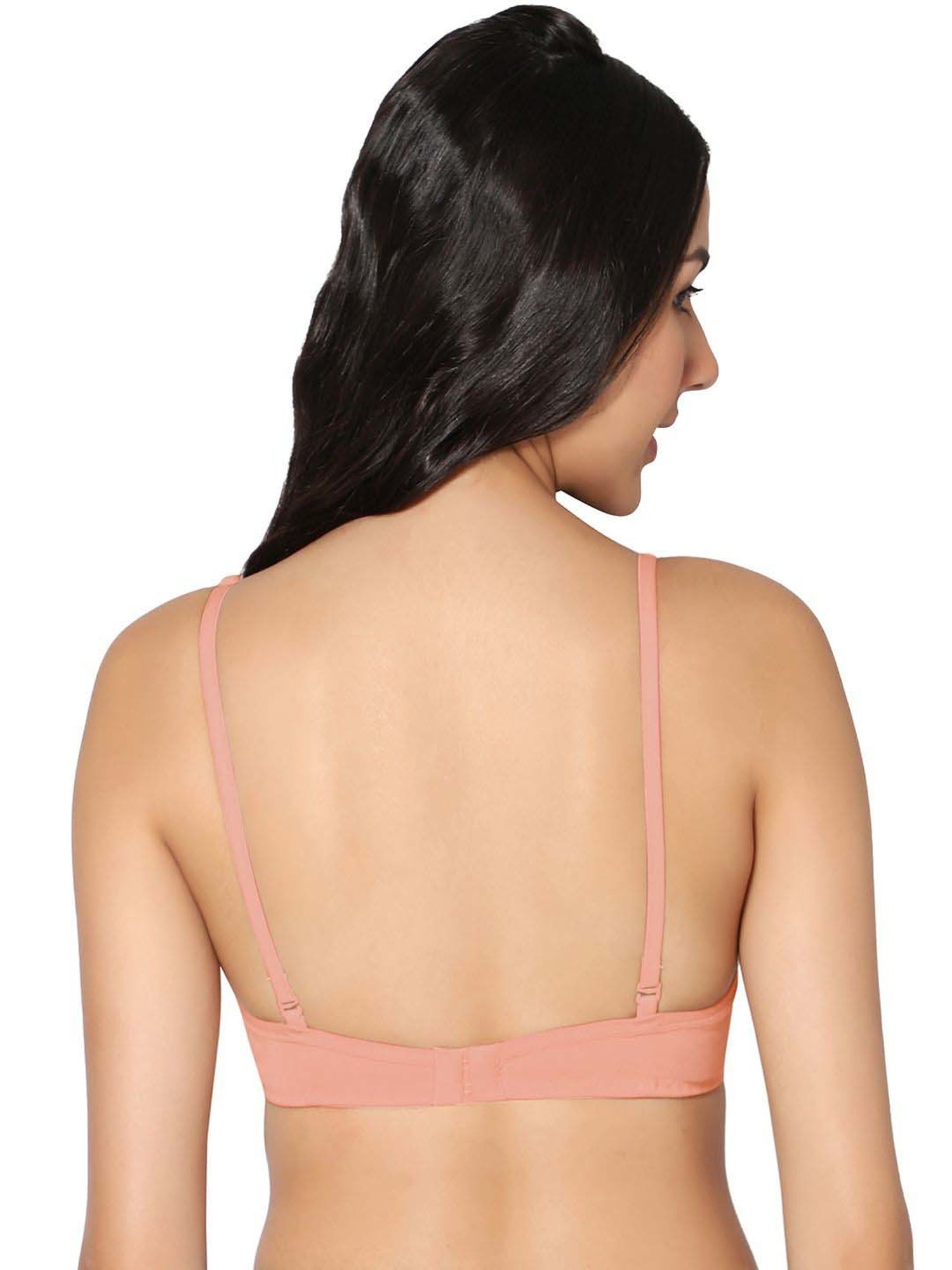 IN CARE Pink & Peach Cotton T-Shirt Bras - Pack Of 2