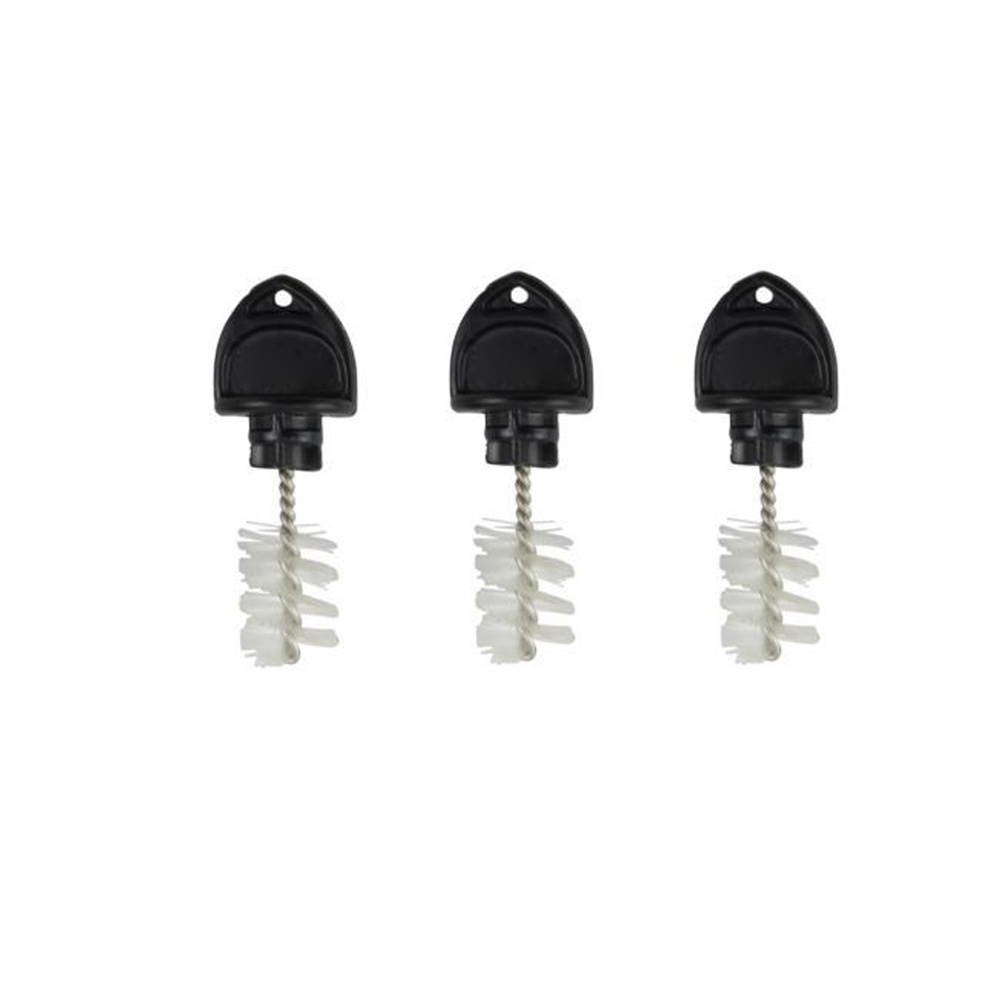 5pcs Homebrew Beer Tap Plug Brush Beer Faucet Clean Cap Brush Taproom Accessory for Home Bar Restaurant (Black)