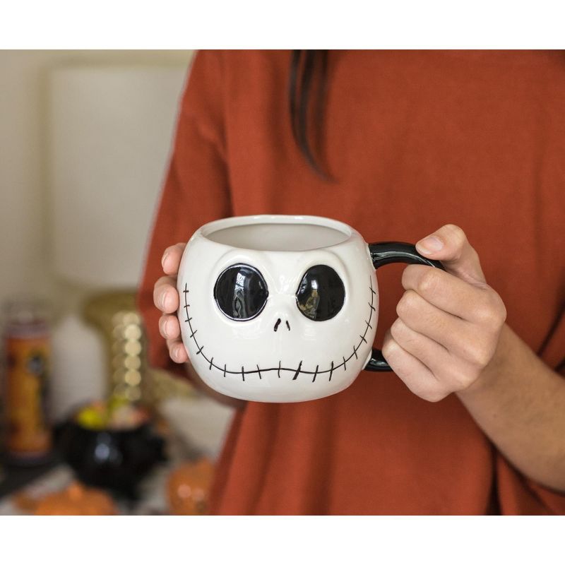 The Nightmare Before Christmas Jack Skellington Sculpted Coffee Mug | 20 Ounces