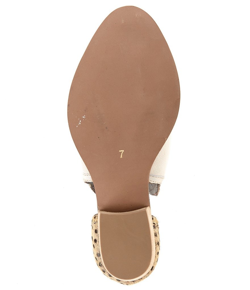 Diba True Shy Town Spot Print Two-Piece Block Heel Booties