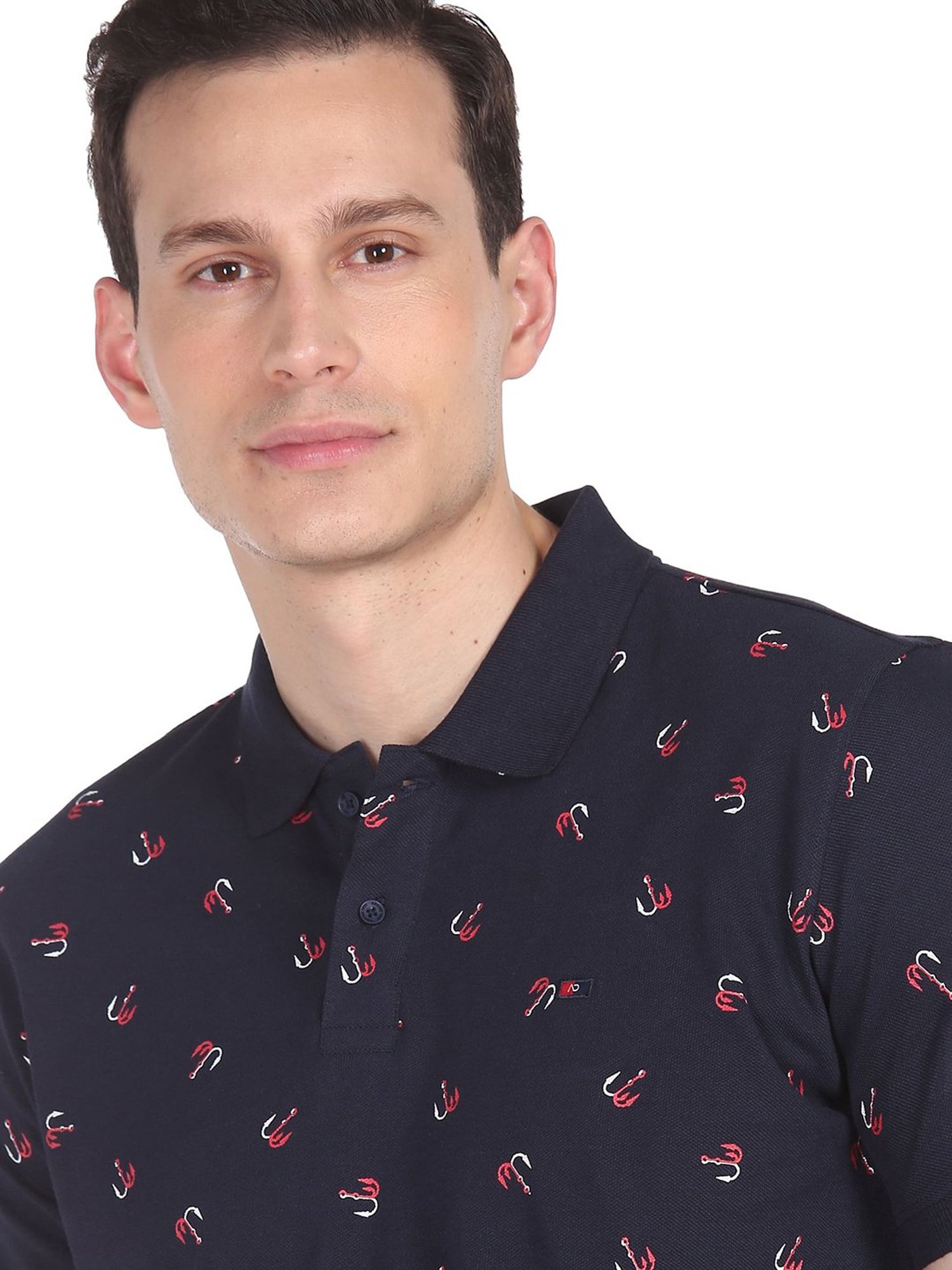 AD by Arvind Navy Polo T-Shirt
