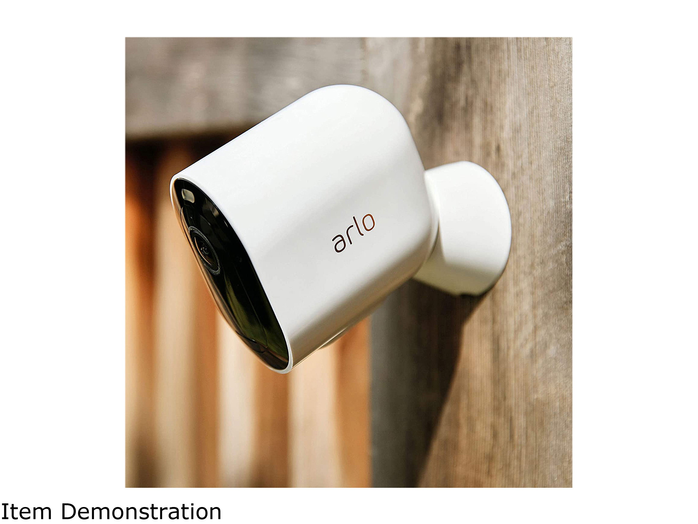 Arlo Pro 4 Wire-Free Spotlight Camera - 1 Camera Pack - 2K Video with HDR | Indoor/Outdoor Security Cameras with Color Night Vision, Spotlight, 160&deg; View, 2-Way Audio, Siren - White