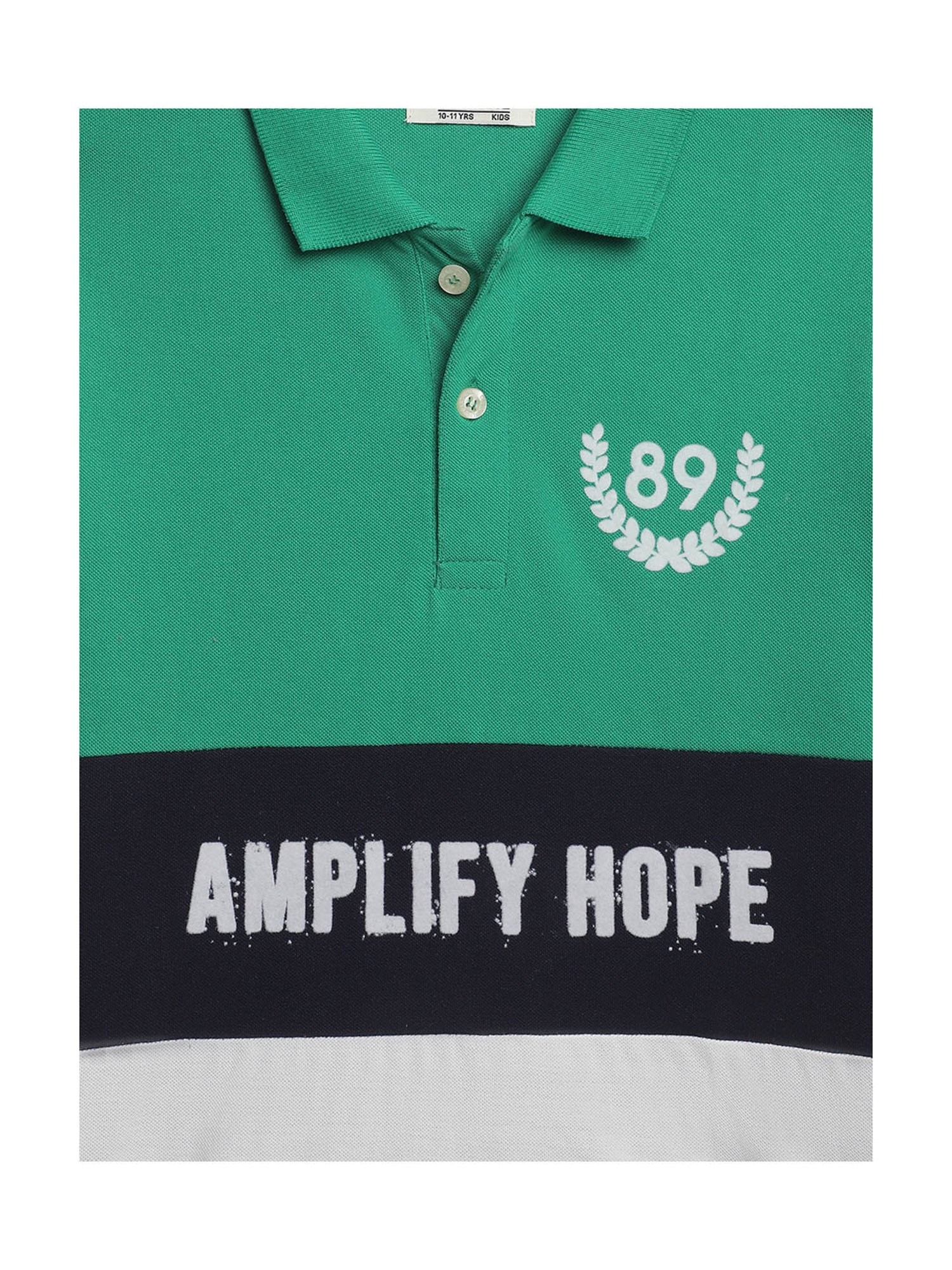 Cantabil Kids Multicolor Color Block Polo T-Shirt