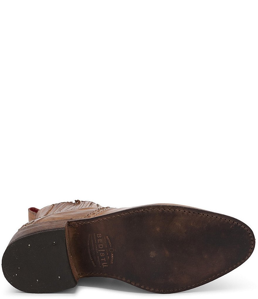 Bed Stu Ellice Leather Chelsea Block Heel Booties