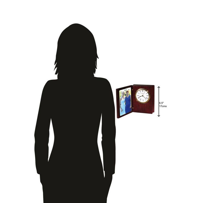 Howard Miller 645711 Howard Miller Portrait Book II Tabletop Clock 645-711 Rosewood