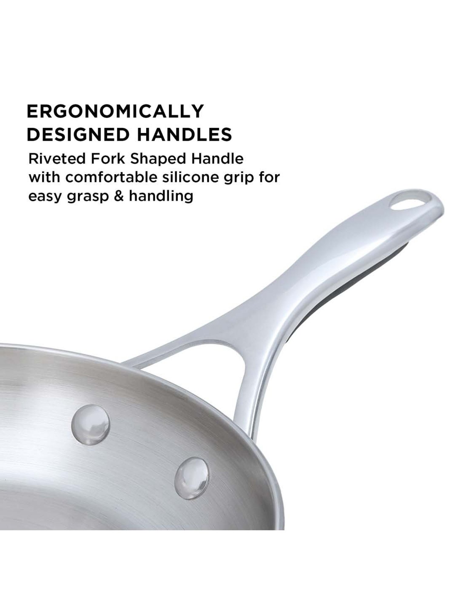 Meyer Select Stainless Steel Frypan 24cm (Induction & Gas Compatible)