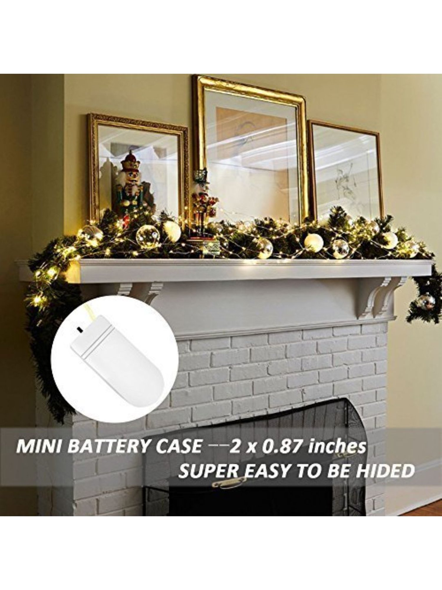 XERGY 20 LED 2 m Starry String Battery Fairy Lights 2X CR2032 Large Beads Copper Wire (Pack of 6 )