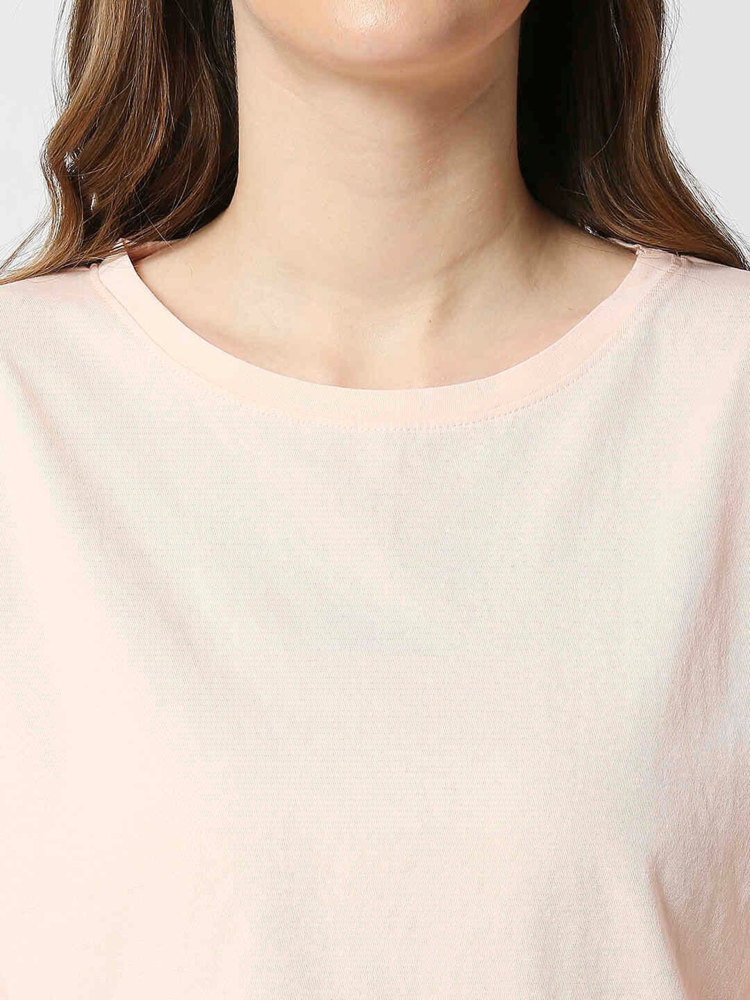 Pepe Jeans Pink Cotton Regular Fit T-Shirt