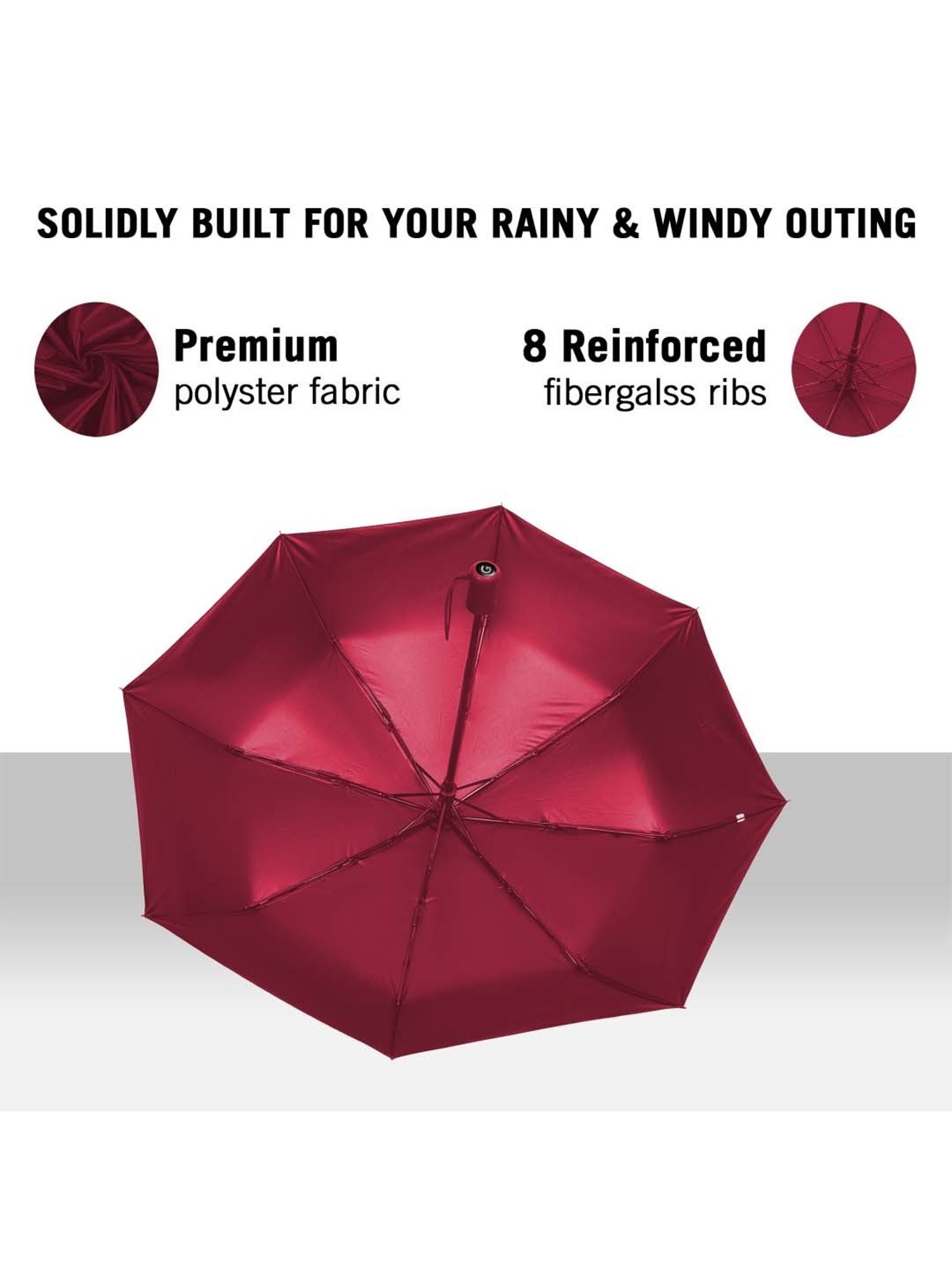 Giordano Red Logo Umbrella