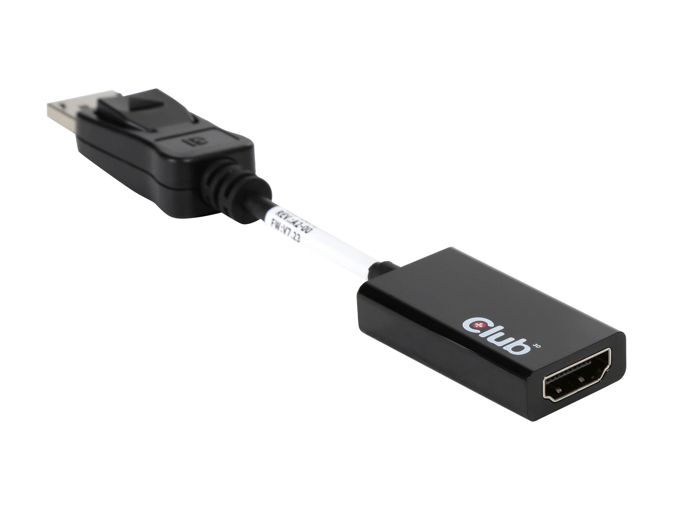 Club3D CAC-1070 DisplayPort 1.2 to HDMI 2.0 UHD Active Adapter