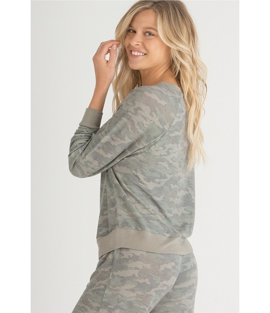 Honeydew Intimates Star Seeker Brushed Jersey Camo Coordinating Lounge Set