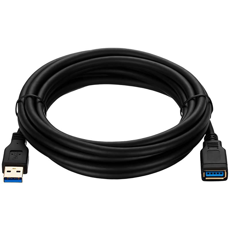 USB 30 Extension Cable 3 Feet  USB 30 Type A Male to A Female Extension Cordfor Data Transfer USB Flash Drive Keyboard Mouse Playstation Xbox Oculus VR Card Reader Printer etc