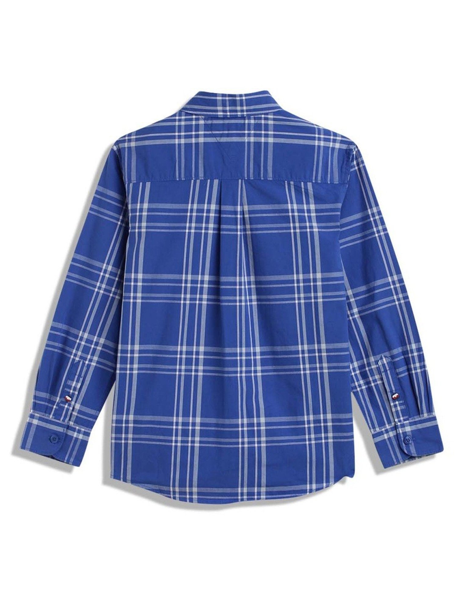 Tommy Hilfiger Kids Persian Blue Checks Archive Fit Shirt