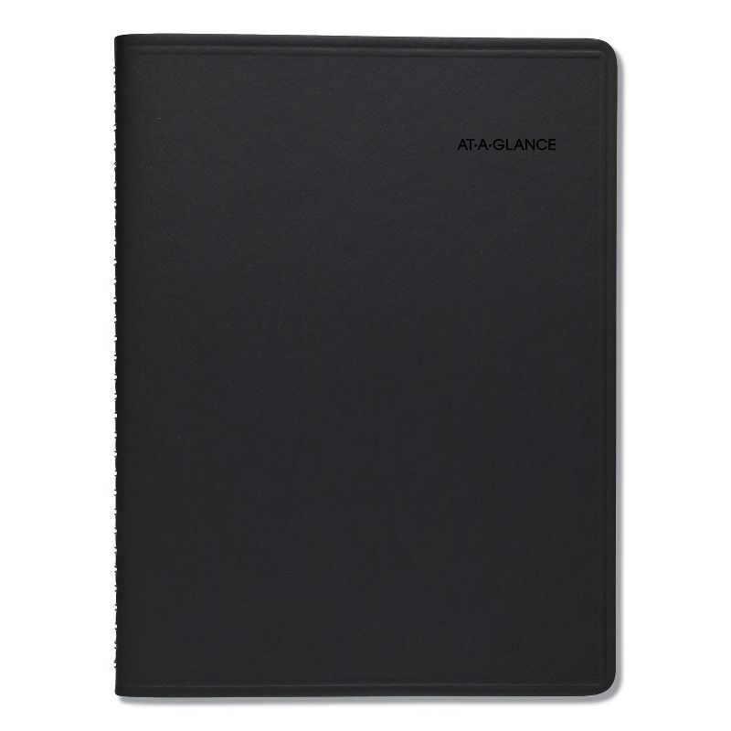 At-A-Glance QuickNotes Weekly/Monthly Appointment Book 10 7/8 x 8 1/4 Black 2020 7695005