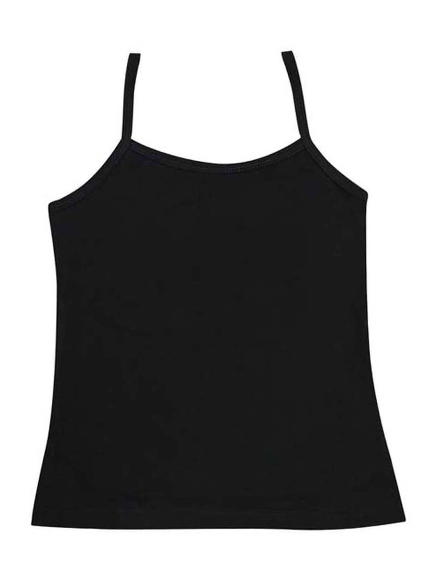 Tiny Bugs Kids Black Cotton Printed Camisole