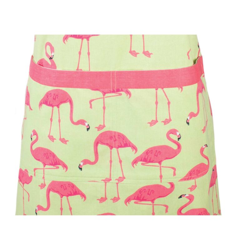 Cooking Apron Flock of Flamingos Print - Mu Kitchen