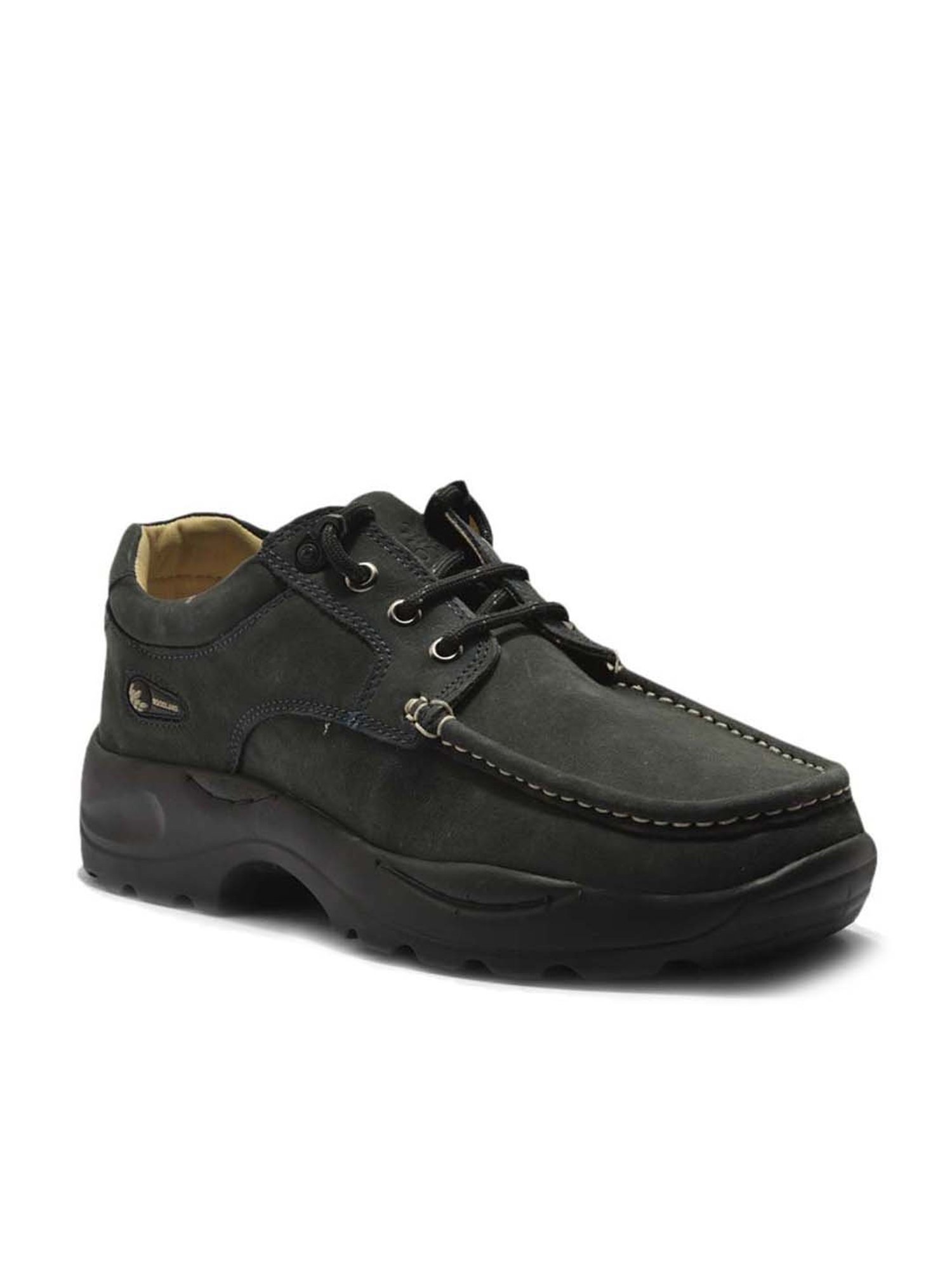 Woodland Men's Charcoal Grey Derby Shoes