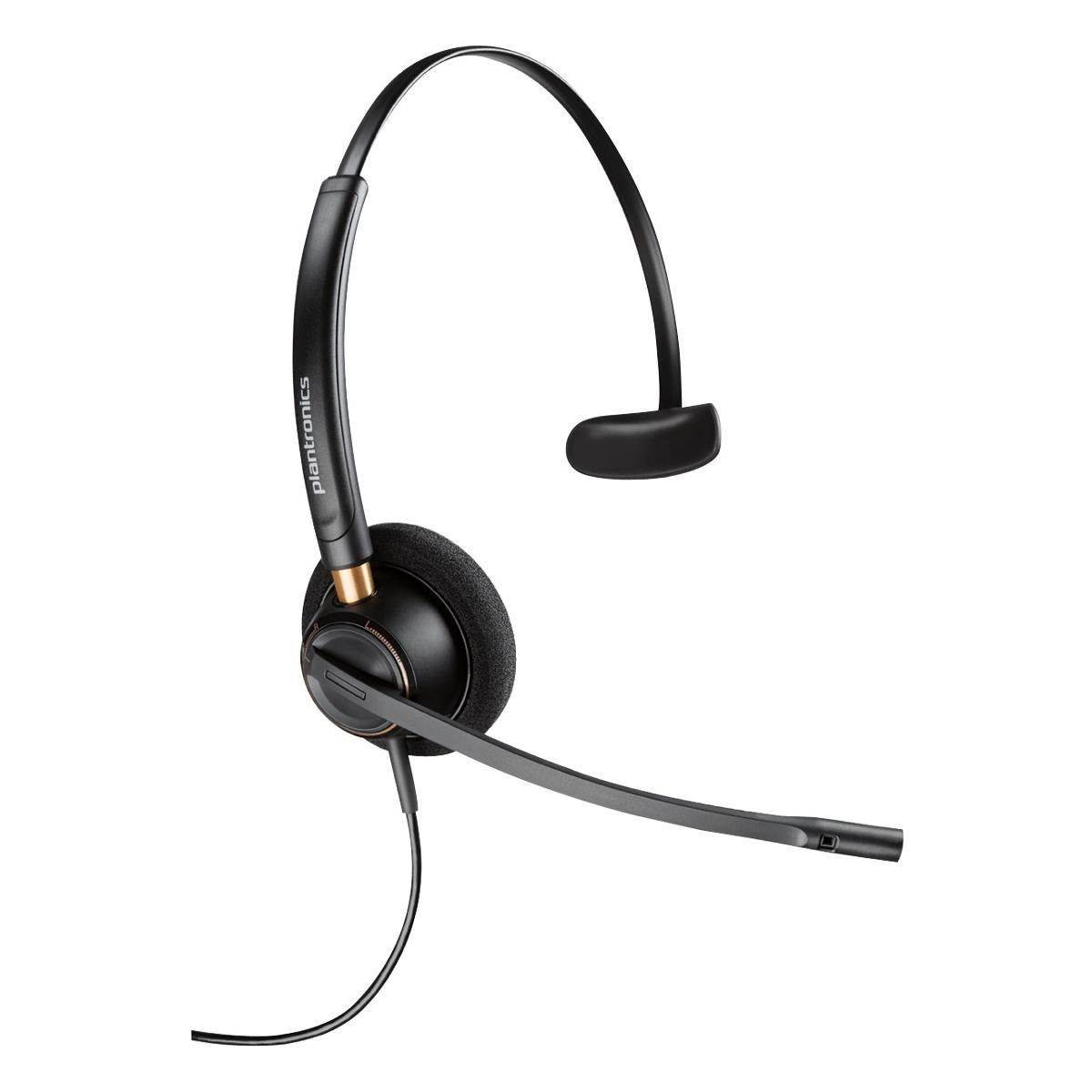 Plantronics Over-The-Head Monaural Corded Headset