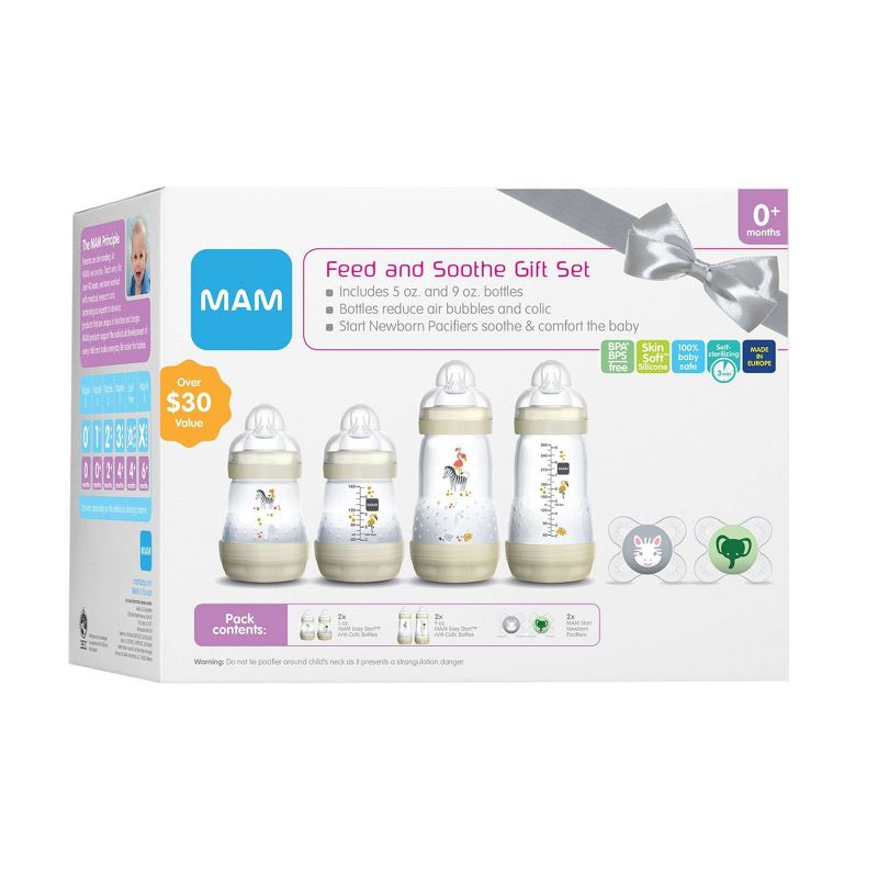 MAM Feed & Soothe Gift Set - White