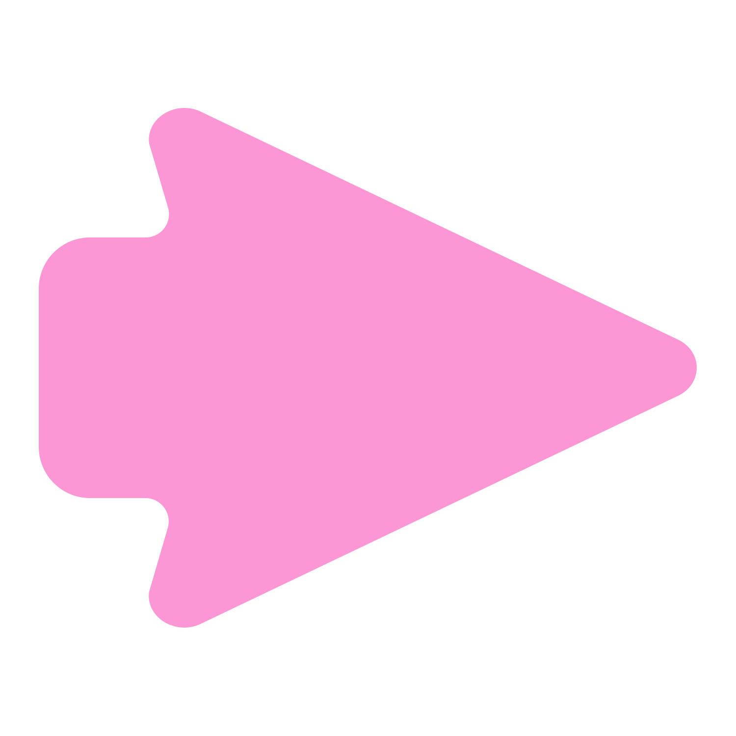 LiteMark 5 Inch Green Arrowhead Decals - Pack of 12