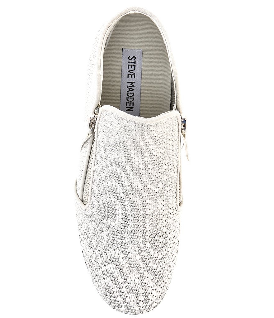 Donald Pliner Pelham Neoprene Mixed Leather Slip-On Wedge Sneakers