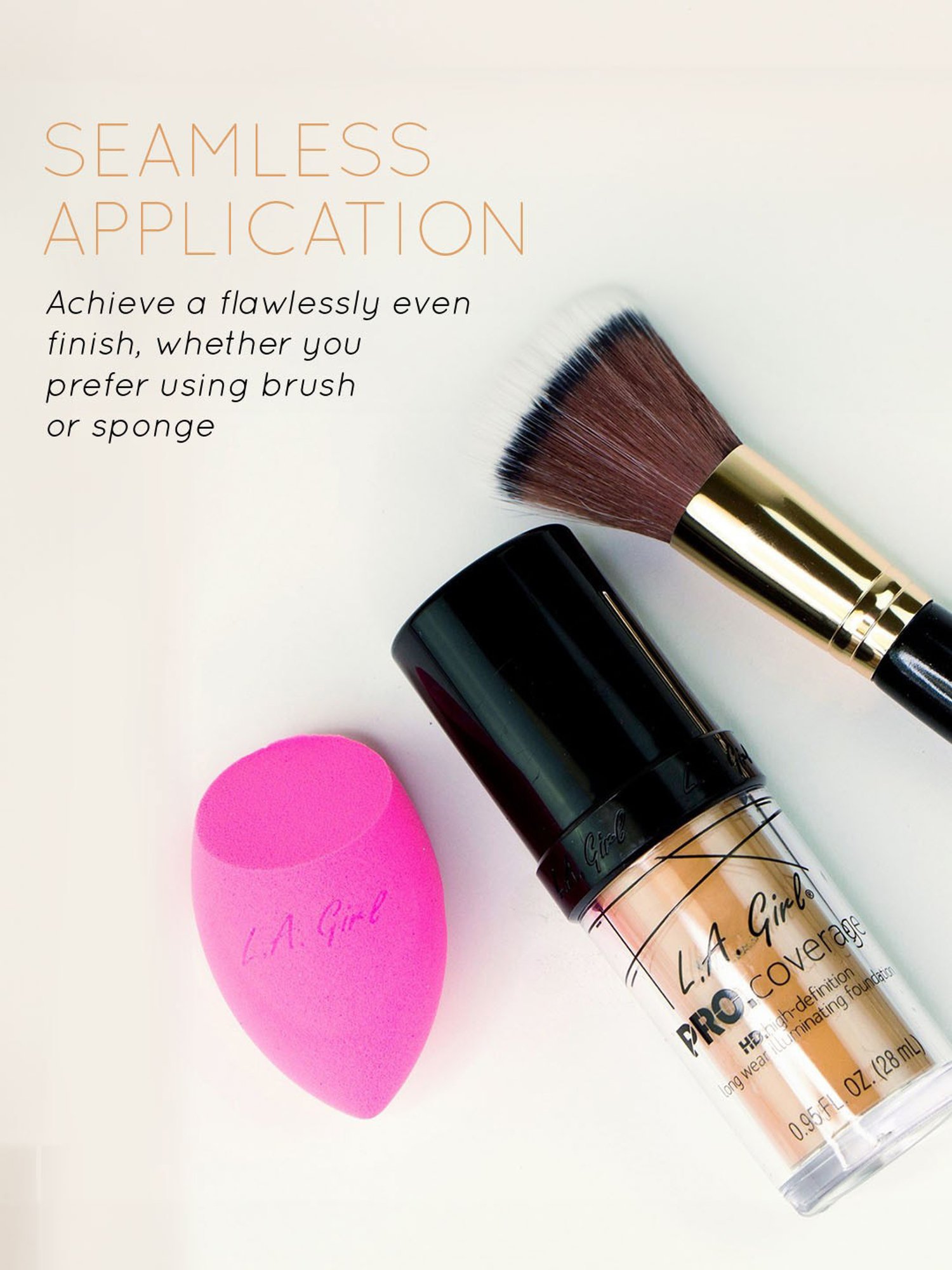 L.A. Girl PRO Coverage HD Foundation Tan - 28 ml