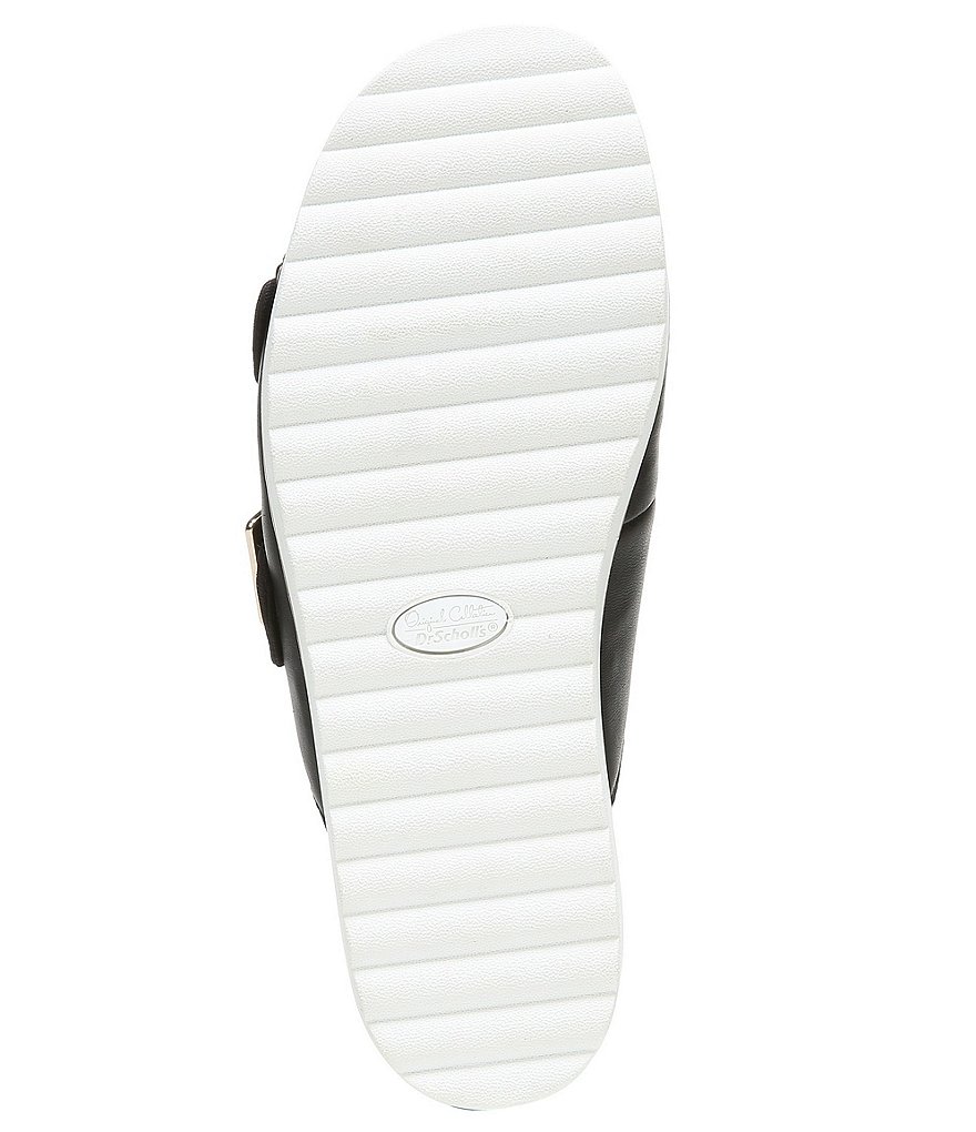 Original Collection by Dr. Scholl's Mega Leather Platform Slide Sandals