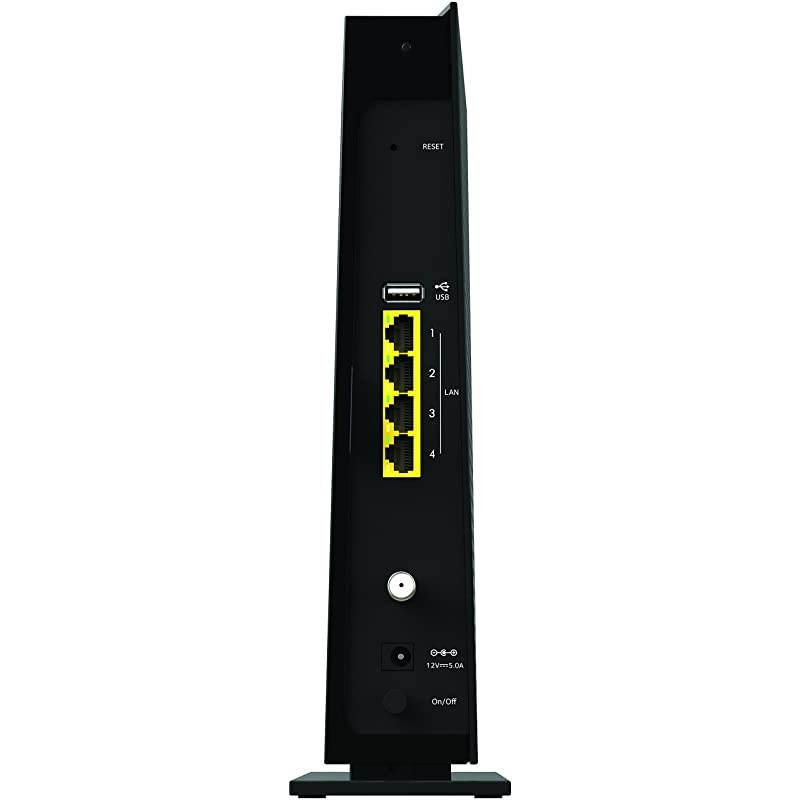 C6300-100NAS AC1750 (16x4) DOCSIS 3.0 WiFi Cable Modem Router Combo (C6300) Certified for Xfinity from Comcast, Spectrum, Cox, Cablevision & more,Black