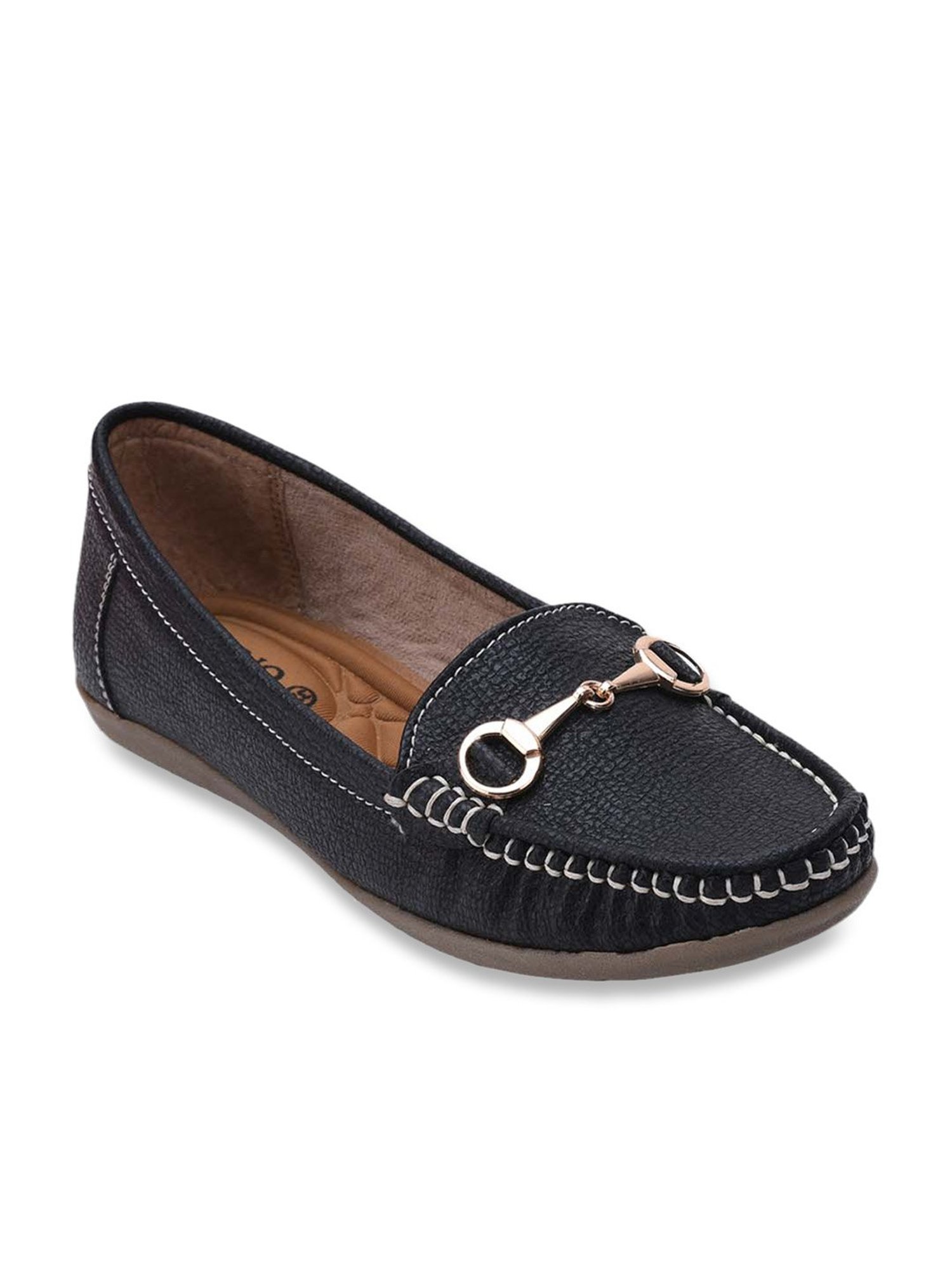 Salario Women's Black Casual Loafers