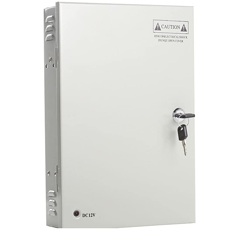 18 Channel Power Supply Switch Box CCTV Camera Distribution DC12V 30A Output