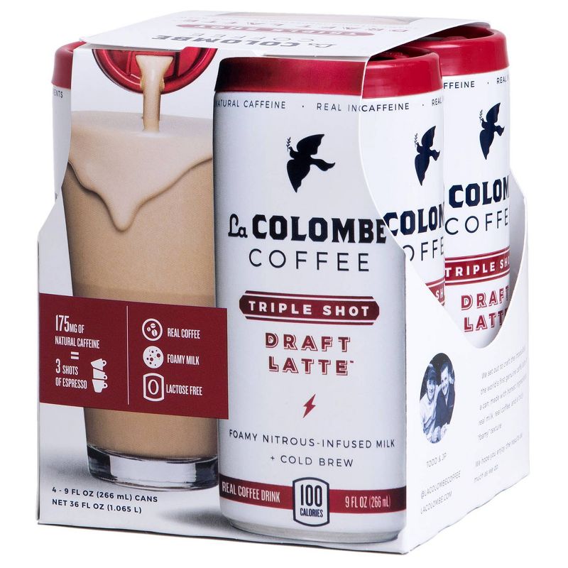La Colombe Draft Latte Triple - 4pk/9 fl oz Cans