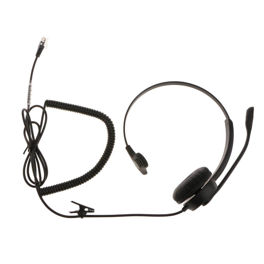 VH560 Office Call Centre Customer Service Headset Microphone RJ9 Connector
