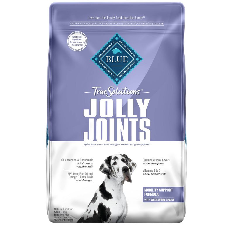 Blue Buffalo True Solutions Jolly Joints Mobility Support Adult Dry Dog Food - 20lbs