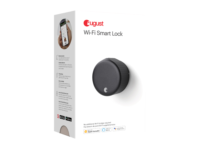 August Wi-Fi Smart Lock, 4th Generation, AUG-SL05-M01-S01 (Silver)