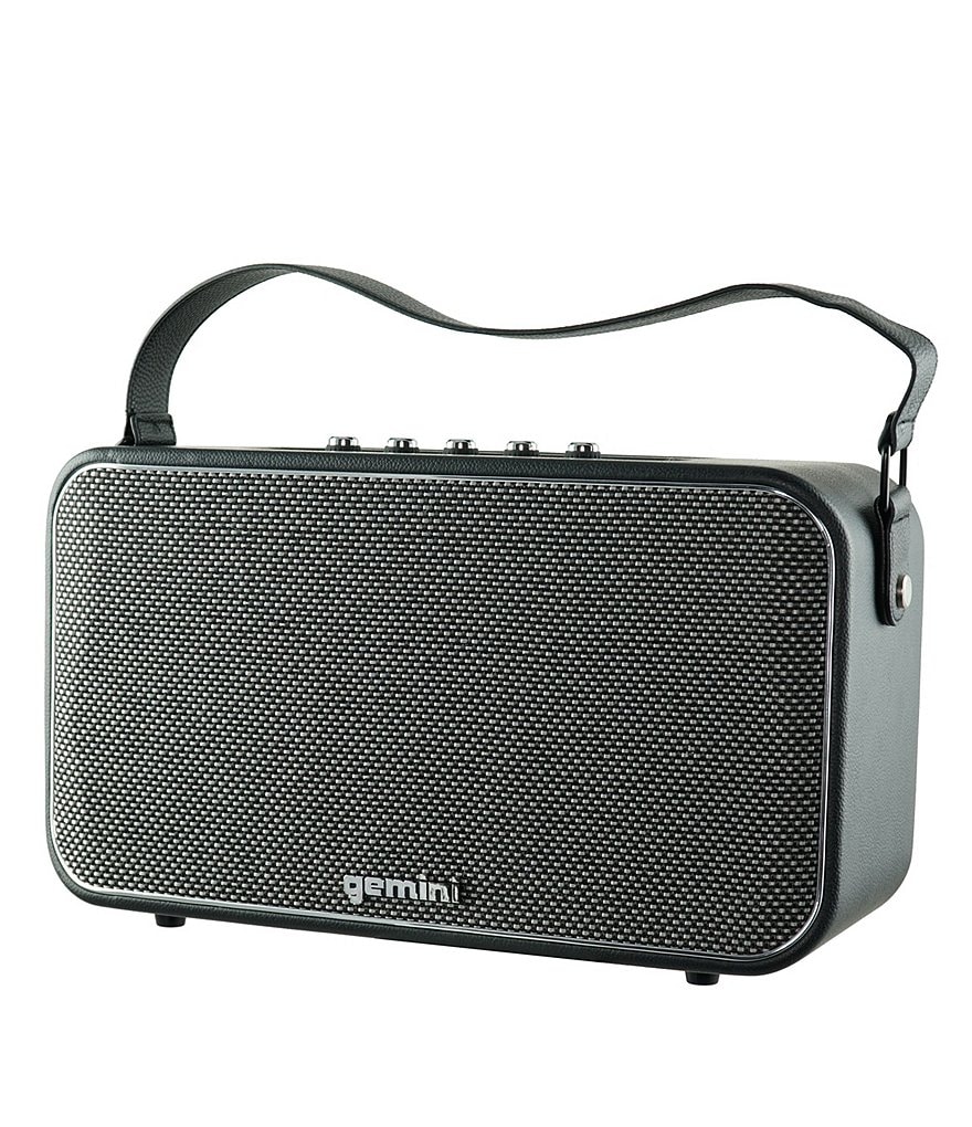 gemini Portable Retro Bluetooth Speaker & Guitar Amp