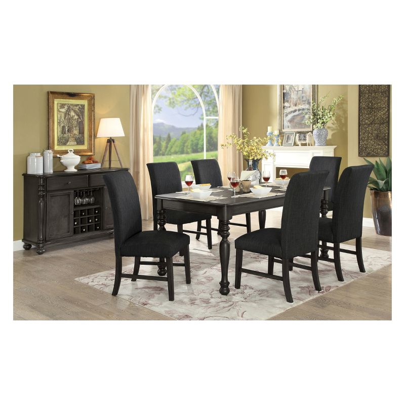 Set of 2 Premo Transitional Dining Chair Dark Gray - HOMES: Inside + Out