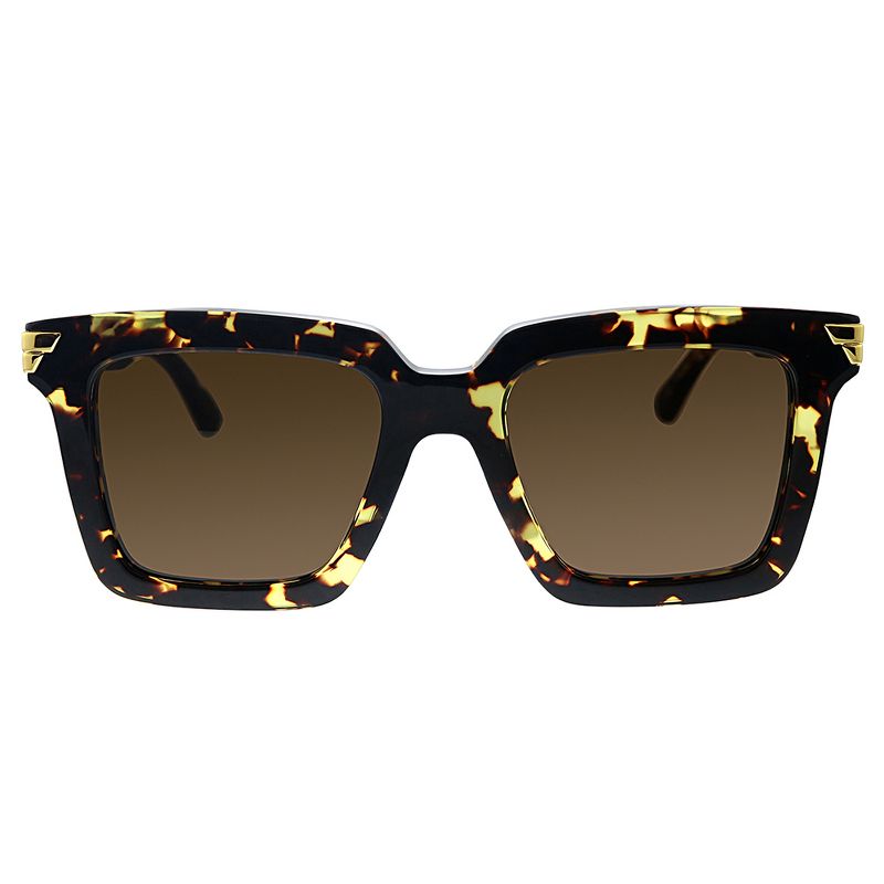 Bottega Veneta BV 1005S 002 Womens Square Sunglasses Havana 53mm