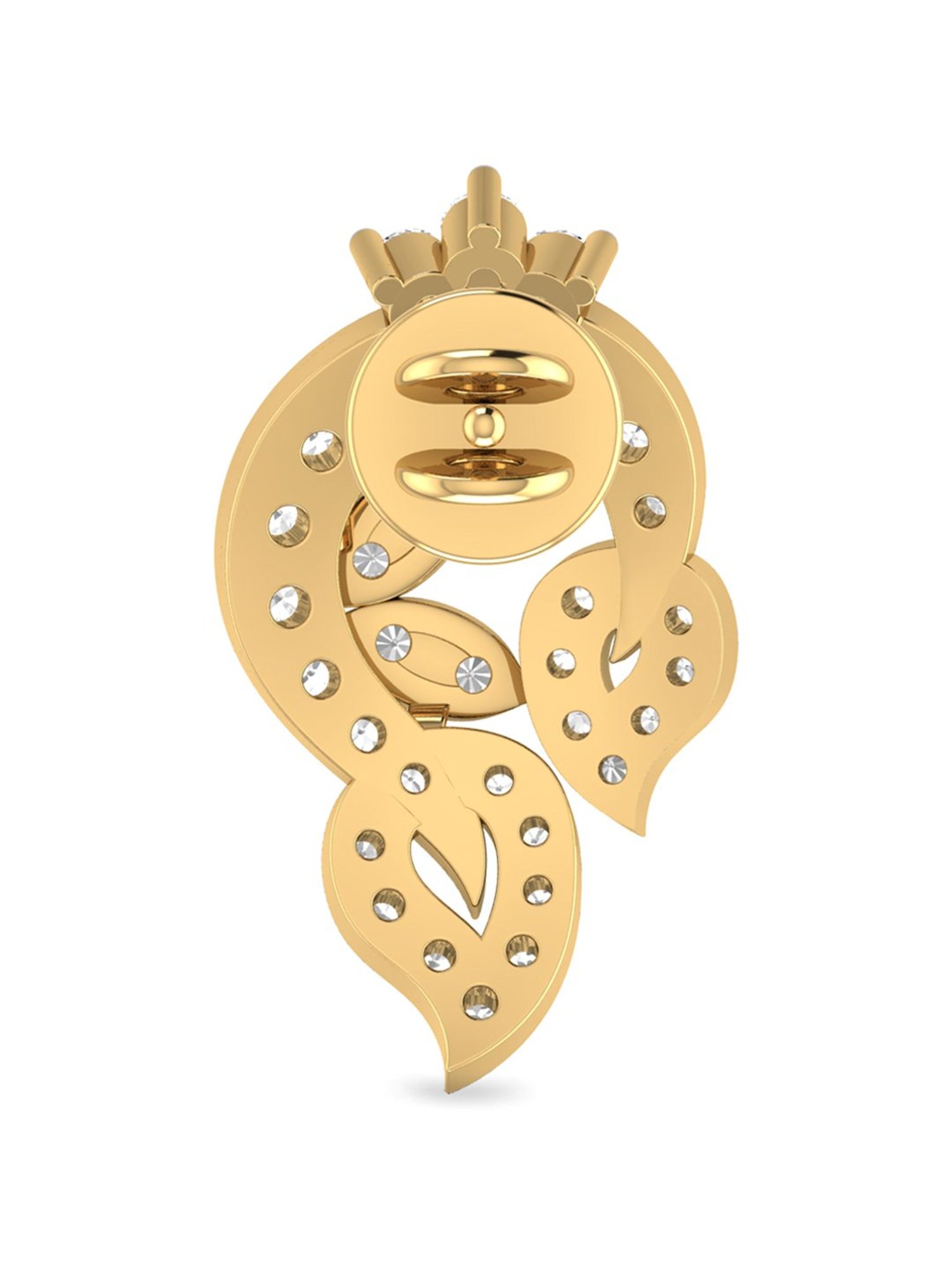 CKC Opulent Multi-Tiered Gold Jhumka Eardrops