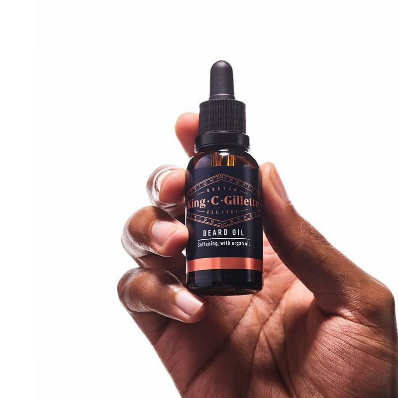 King C. Gillette Men's Beard Oil with Argan Oil - 1 fl.oz