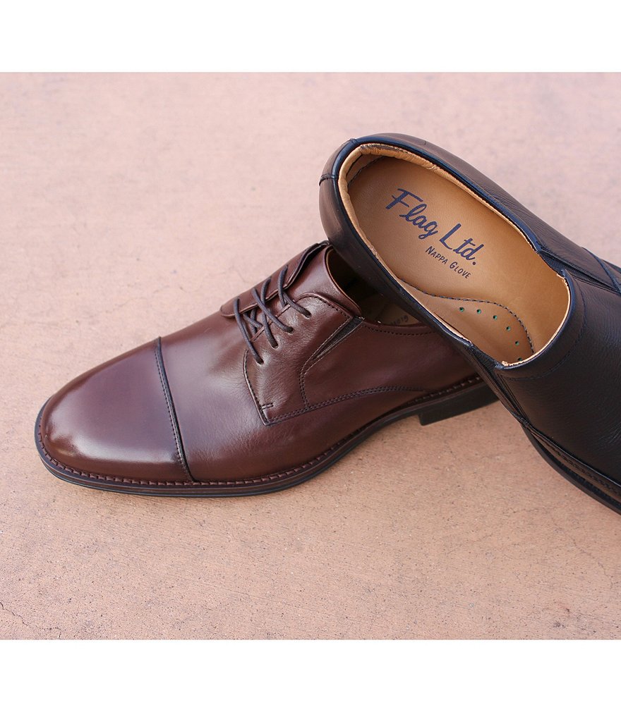 Flag LTD. Men's Monroe Cap Toe Lace-Up Dress Shoes