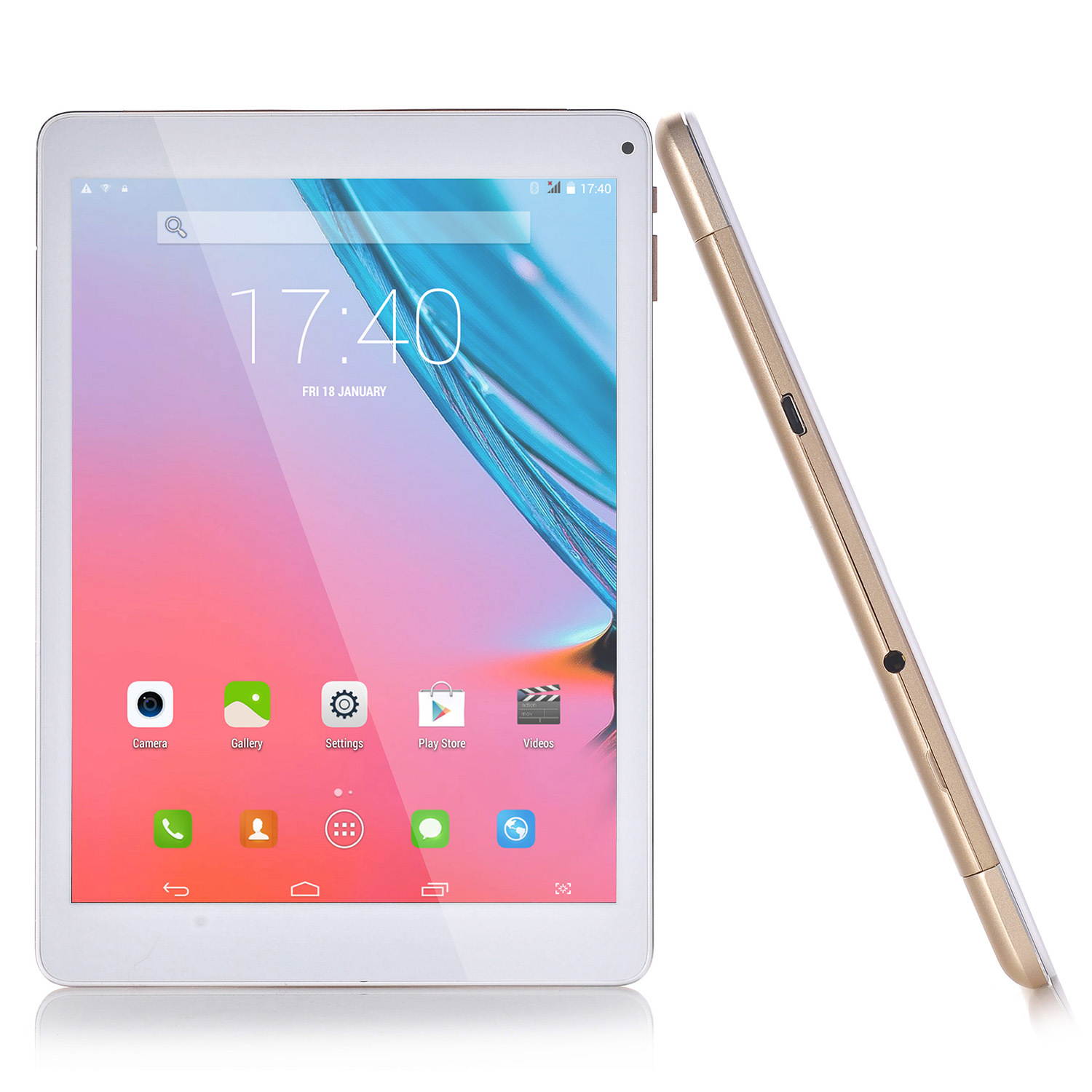 Mini Tablet 9.7 Inch IPS GPS 1.6GHz 9.7 Inch 7-9 hours Tablet Gold TABLET-K971-G