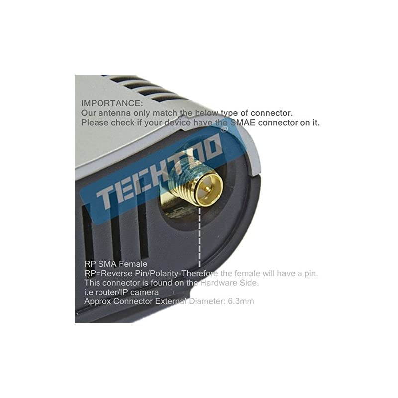 WiFi Antenna Dual Band 7dBi 2.4GHz/5.8GHz with RP-SMA Connector for Wireless Network Router USB Adapter PCI Card IP Camera DJI Phantom Wireless Range Extender FPV UAV Drone (Black 1-Pack)