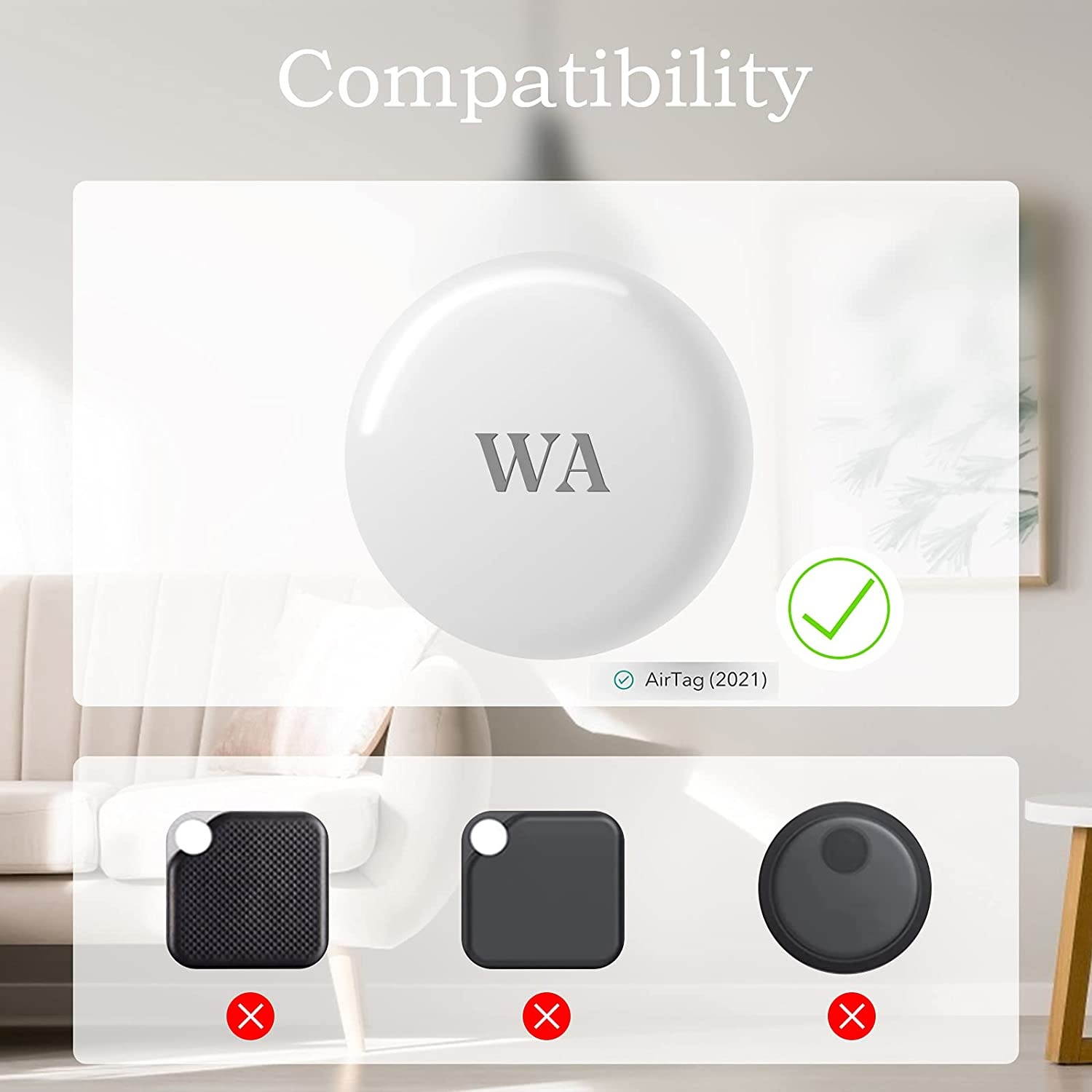 Metal AirTags Case Compatible with Apple AirTags 2021- Airtag Keychain Holder with PET Protection Film- Anti-Scratch Shockproof Protective Case for AirTag Finder (Rose Gold-1PCS)