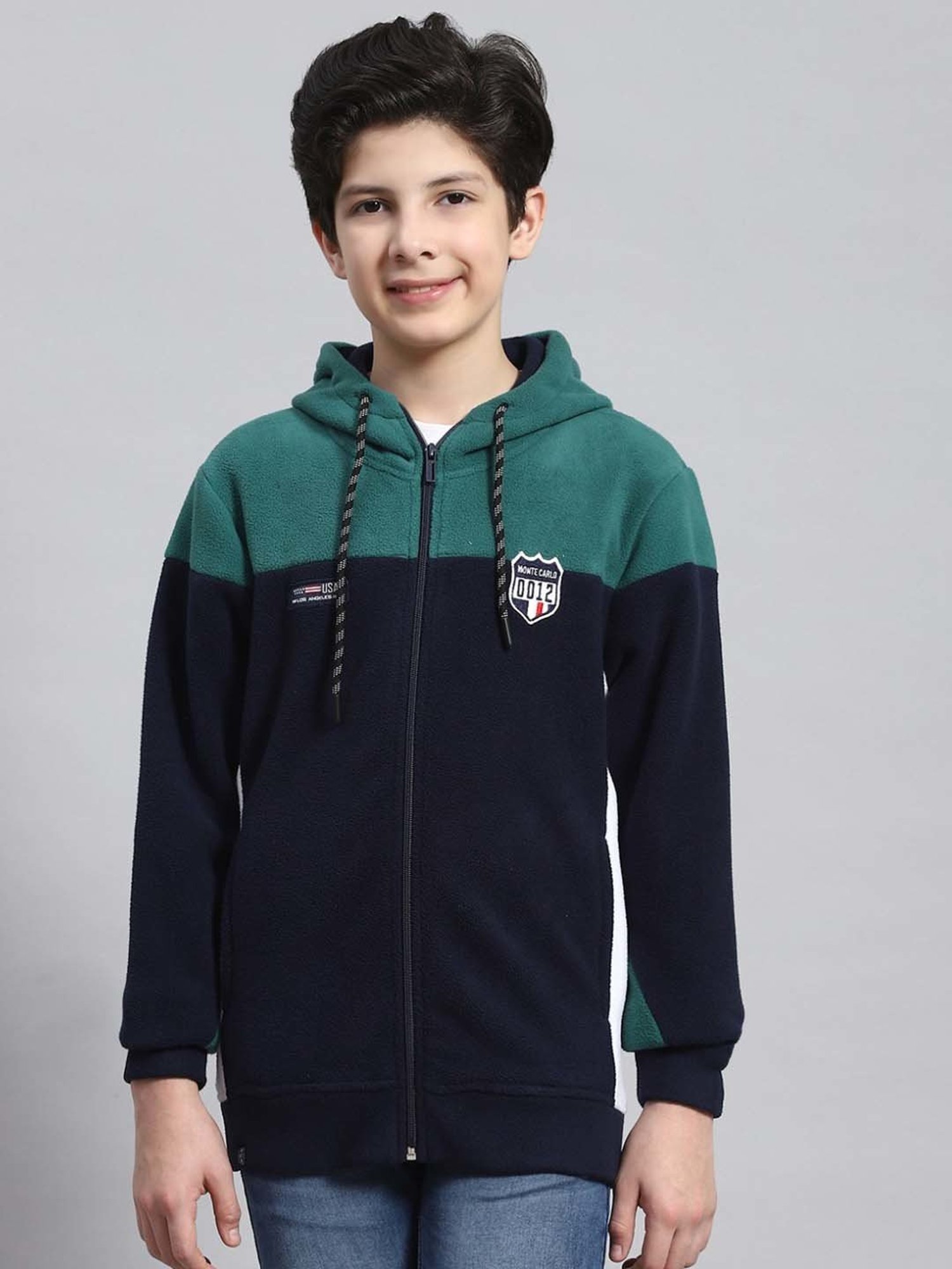 Mothercare Kids Navy Embellished Full Sleeves Sweatshirt