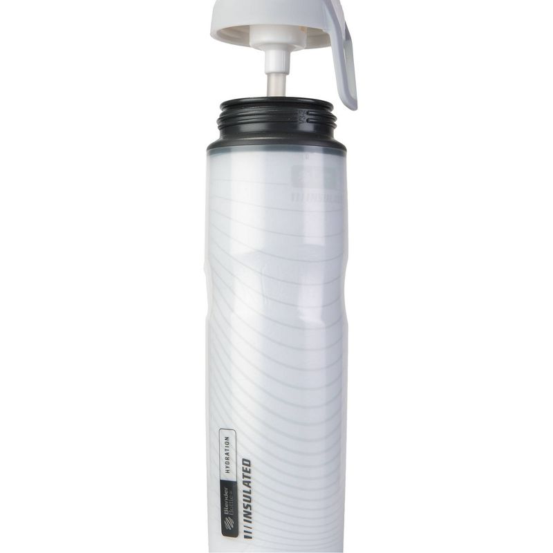 BlenderBottle 24oz Halex Insulated Squeeze Water Bottle - Gray