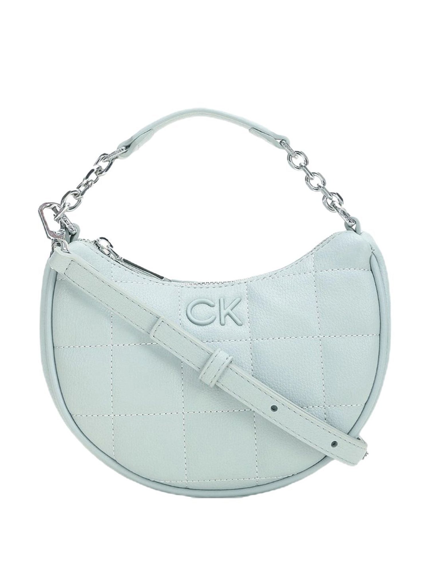 CALVIN KLEIN Pigeon Quilted Medium Hobo Bag