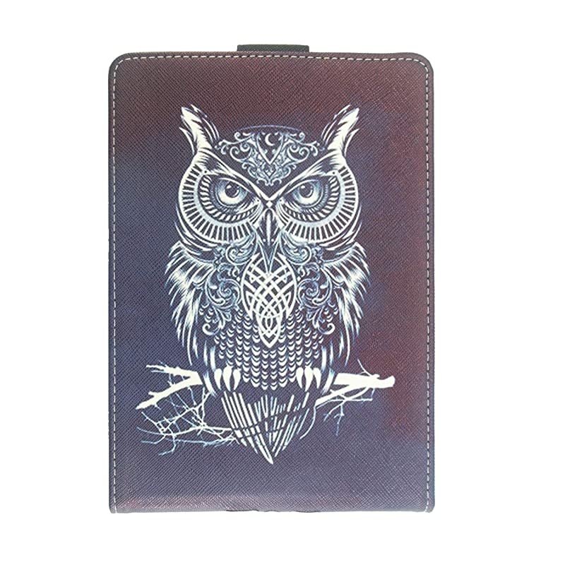 Kindle Paperwhite Case,  Stand Folio Cover Smart Case with Auto Wake/Sleep & Hand Strap Fits All Paperwhite Generations(Compatible Kindle Paperwhite 10th Gen 2018 Release) - Owl