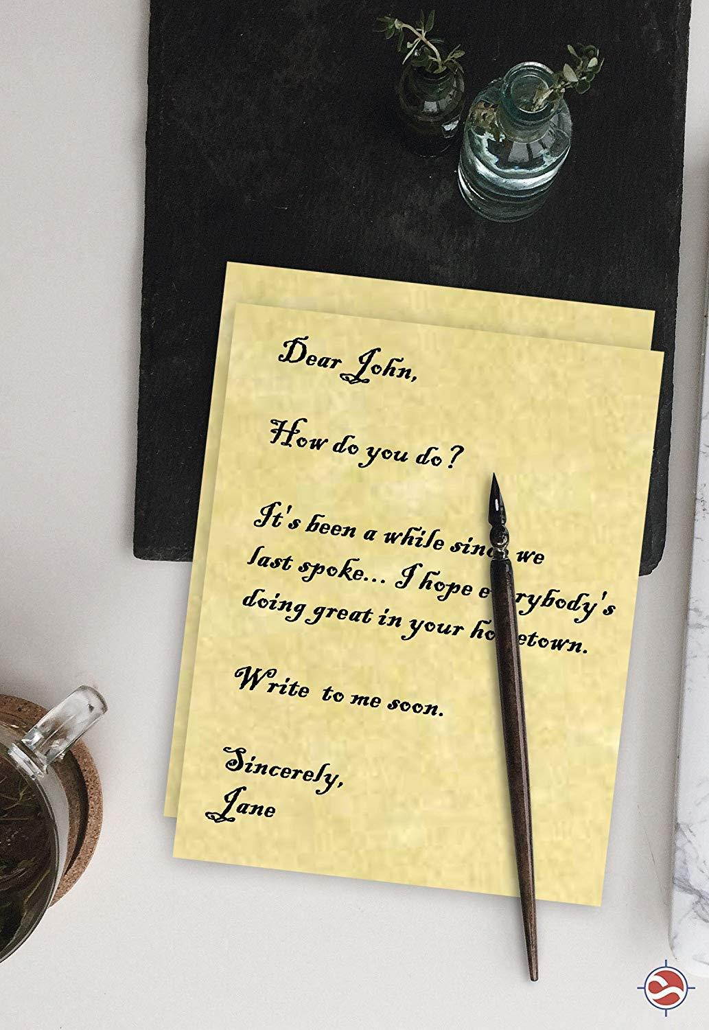 Astroparche Card Stock - Ancient Gold Parchment 65lb Cover Stock - Size 8.5 X 11 - 50 Per Pack.