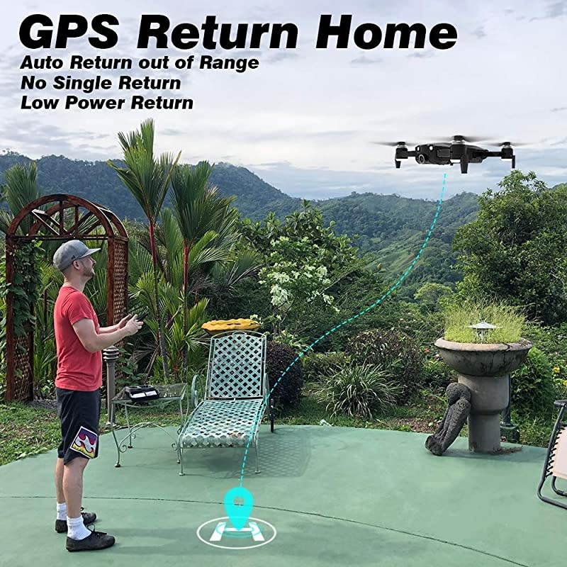 Drones with 4K Camera for Adults, IDEA21 5GHz WiFi FPV Live Video with Adjustable 120 Wide-Angle Camera and Quadcopter, RC Quadcopter Helicopter,15 Mins Flight Time (IDEA21)